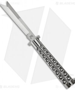 29 Knives Chris Olofson Custom 5" Weehawk Kampin Deluxe Skeleton Butterfly Knife