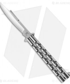 29 Knives Chris Olofson Custom 5" Gayang Balisong Skeleton + Grooves