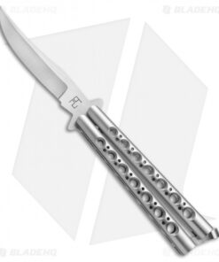 29 Knives Chris Olofson 4" Deep Swept Bowie Bali Deluxe Skeleton Butterfly Knife