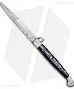 AGA Campolin 16" Sicilian Ring Pull Automatic Sim Horn (7.25" Satin)