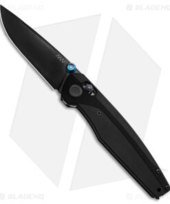 Acta Non Verba A200 A-Lock Knife Black G-10/Blue (3.5" Black) Blade HQ Exclusive