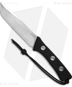 Acta Non Verba Knives P400 Fixed Blade Knife Black G-10 (6.1" Satin)