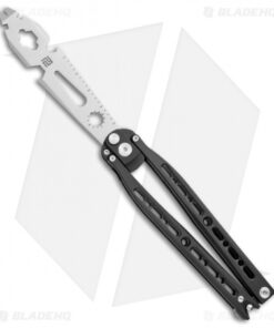 Artisan Cutlery Kinetic-Tool Automatic Butterfly Tool Black Titanium (4" SW)