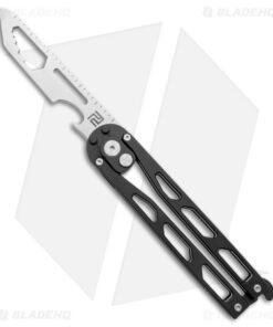 Artisan Cutlery Kinetic-Tool Automatic Butterfly Tool Black Ti (3.3" Stonewash)