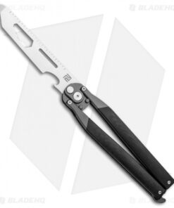 Artisan Cutlery Kinetic-Tool Auto Butterfly Knife Train Tool Black G-10 (4" SW)