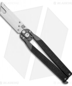 Artisan Cutlery Kinetic-Tool Automatic Butterfly Tool Flat Black G-10 (2.8" SW)