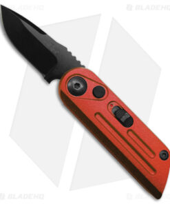 Bear Ops Bold Action XIV Automatic Knife Red Stainless Steel (1.5" Black)