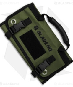 Blade HQ Knife Roll Nylon Carry Case - OD Green