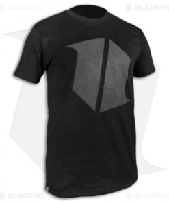 Blade HQ Premium Gray Shield Logo Black Short Sleeve T-Shirt