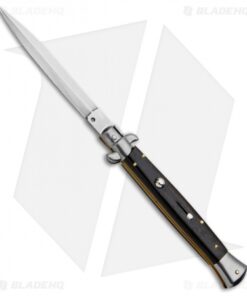 Frank B 11" Italian Stiletto Ebony Automatic Knife - Dagger