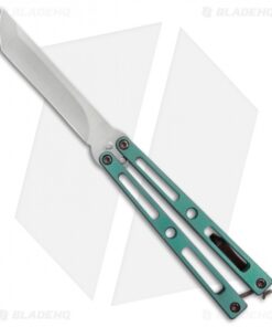 VMX Vallotton/Maverick Balisong Butterfly Knife Green/Bronze Ti (4.25" Satin)