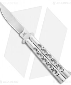 Pacific Cutlery Model 68 Bali-Song Aluminum Butterfly Knife w/ Box (3.38" Satin)