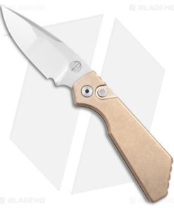 Strider + Pro-Tech PT Automatic Knife Bronze Al (2.75" Compound Mirror)
