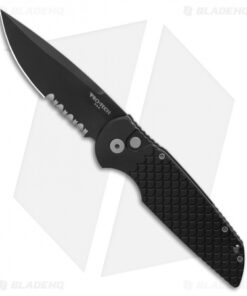 Pro-Tech TR-3 X1 D2 Tactical Response Automatic Knife Fish Scale (3.5" Black )