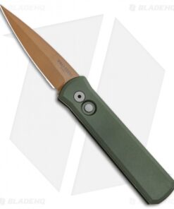 Pro-Tech Godson Desert Warrior Automatic Knife OD Green (3.15" Copper) 721DW