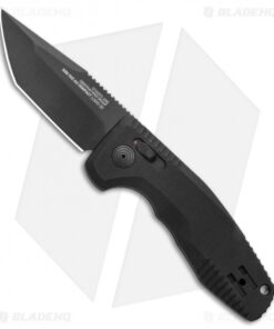 SOG Knives SOG-TAC AU Compact Tanto Automatic Knife Aluminum (2.9" Black)