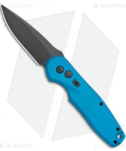 Spartan Blades Zelos Automatic Knife Blue Aluminum (3.25" Black) SF9BKBL