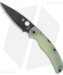 Spyderco Native Chief M4 Exclusive Lockback Knife Natural G-10 (4.08" Black)