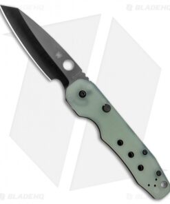 Spyderco M4 Smock Compression Lock Exclusive Knife Natural G-10 (3.5" Black)