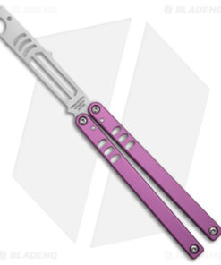 Squid Industries Mako V4.5 Bottle Opener Balisong Trainer Pink (4.3" SW)