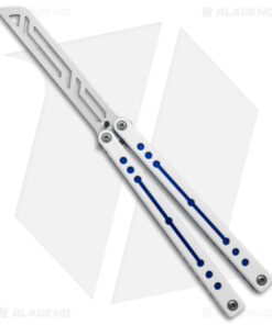 Squid Industries Nautilus Butterfly Balisong Trainer V2 Winter Blue(4.5" Satin)