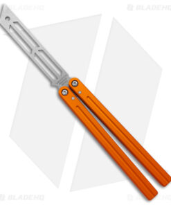 Squid Industries Triton Butterfly Balisong Trainer V2 Orange Al (SW Trainer)