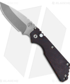 Strider + Pro-Tech Custom SnG Automatic Knife Blue/Orange Micarta (3.5 SW)