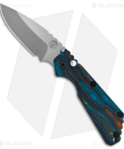Strider + Pro-Tech Custom SnG Automatic Knife Starry Night Micarta (3.5 SW)