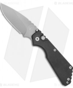Strider + Pro-Tech SnG Automatic Knife Solid Black (3.5" Bead Blast)
