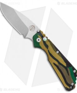 Strider + Pro-Tech Custom SnG Automatic Unique Micarta Camo (3.5" Stonewash)
