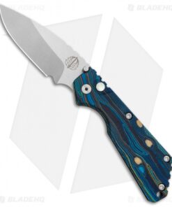 Strider + Pro-Tech Custom SnG Automatic Unique Micarta Midnight (3.5 Stonewash)