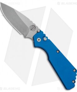 Strider + Pro-Tech PT Automatic Knife Blue (2.75" Stonewash)