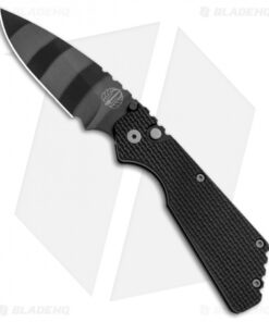 Strider + Pro-Tech PT Automatic Knife Knurled Black (2.75" Tiger Stripe)