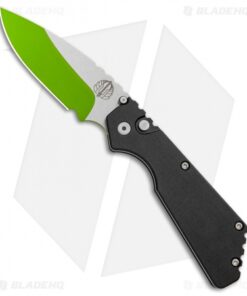 Strider + Pro-Tech PT GXI Custom Automatic Knife Black (2.75" Satin/Green)