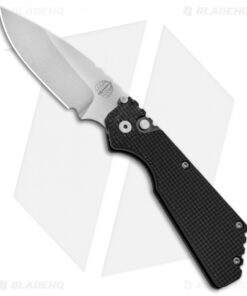 Strider + Pro-tech PT Automatic Knife Knurled Black (2.75" Stonewash)
