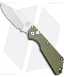 Strider + Pro-Tech SnG Automatic Knife Green Aluminum (3.5" SW) 2401-Green