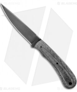 Winkler Knives Operator Fixed Blade Knife Black Canvas Laminate (4" Caswell)