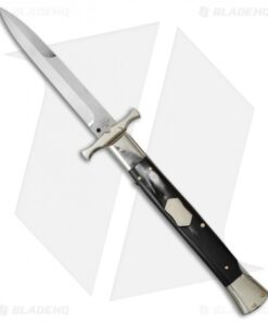 AGA Campolin 13" Bat Swinguard Automatic Dark Horn (5.75" Satin Bayonet)