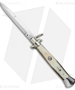 AGA Campolin 15" Ring Pull Automatic Italian Stiletto Honey Horn (7" Satin Bayo)