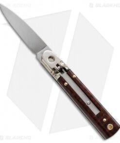 AKC Classic 6" Lever Lock Automatic Italian Knife Snake Wood (2.5" Polish) F17