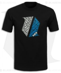 Blade HQ Brand Cloud Shield Logo Black Short Sleeve T-Shirt