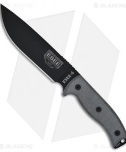 ESEE Knives ESEE-6P Knife (6.5" Plain) *No Sheathing*