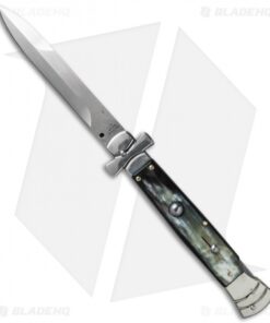 AGA Campolin 9" Maltese Cross Stiletto Automatic Brazilian Horn (4" Bayonet)