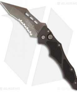 Vintage Microtech Vector Automatic Knife (3.1" Black Serr) 05/2002