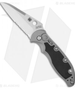 Spyderco Embassy Automatic Knife (3.13" Satin Serr) C121PS