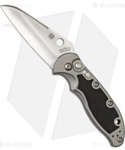 Spyderco Embassy Automatic Knife (3.13" Satin Plain) C121P