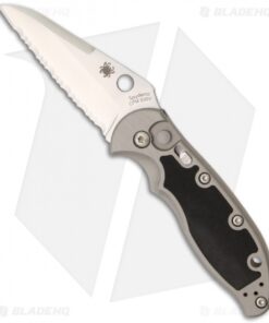 Spyderco Embassy Automatic Knife (3.13" Full Serr) C121S